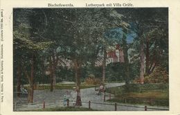 AK Bischofswerda Lutherpark Farblitho LUNA 1913 #03 - Bischofswerda