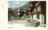 Meiringen - Dorfpartie Mit Kirche          1902 - Meiringen