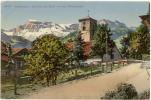 Adelboden - Kirche Und Blick Auf Den Wildstrubel          1912 - Adelboden