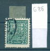 25K686 // - P - Perfin Perfores Perforiert Perforati Perforadas Czechoslovakia Tchecoslovaquie Tschechoslowakei - Perfin