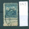 25K689 // - P..S -  Perfin Perfores Perforiert Perforati Perforadas Czechoslovakia Tchecoslovaquie Tschechoslowakei - Perfin