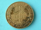 1920 KN - TWO SHILLING / KM 13b ( Uncleaned - For Grade, Please See Photo ) ! - Kolonies