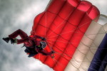 12A -048   @  Parachute,  Parachutting Fallschirm Paracaídas   ( Postal Stationery, -Articles Postaux -Postsache F - Parachutespringen