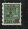 OCCUPAZIONE JUGOSLAVA DI TRIESTE 1945 L.2+2 SU 0,25  MNH - Jugoslawische Bes.: Fiume