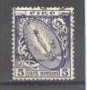 (SA1039) IRELAND, 1923 ("Sword Of Light", 5p., Deep Violet). Mi # 47. Used Stamp - Oblitérés