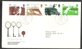 1977 GB FDC RACKET SPORTS - 007 - 1971-1980 Decimale  Uitgaven