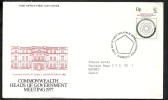 1977 GB FDC COMMONWEALTH HEADS OF GOVERNMENT - 007 - 1971-1980 Em. Décimales