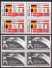 1984 NORTH CYPRUS EUROPEAN TAEKWONDO CHAMPIONSHIP GIRNE BLOCK OF 4 MNH ** - Judo