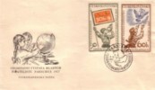 1957.Czechoslovakia- Pardubice, Stamps Exposition - Set FDC - FDC