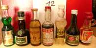 LOT DE 7 MIGNONNETTES- MINI BOTTLES- CERTAINES SONT TRES ANCIENNES- SÉLECTION : APÉRITIFS- DIGESTIFS - Miniatures