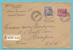 429+431 Op Brief Aangetekend  "Ministere Des Affaires Etrangeres" Met Stempel BRUXELLES Naar U.S.A. - 1936-1951 Poortman