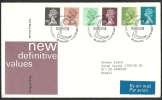 1980 GB FDC NEW DEFINITIVE VALUES - 006 - 1971-1980 Dezimalausgaben