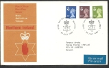 1980 GB FDC NORTHERN IRELAND NEW DEFINITIVE VALUES - 006 - 1971-1980 Em. Décimales