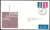 1980 GB FDC NEW DEFINITIVE VALUES 22 OCT - 006 - 1971-1980 Em. Décimales