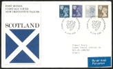 1981 GB FDC SCOTLAND NEW DEFINITIVE VALUES - 006 - 1981-1990 Dezimalausgaben