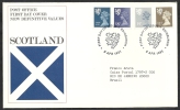 1981 GB FDC SCOTLAND NEW DEFINITIVE VALUES - 006-002 - 1981-1990 Decimal Issues