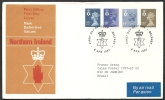 1981 GB FDC NORTHERN IRELAND NEW DEFINITIVE VALUES - 006 - 1981-90 Ediciones Decimales