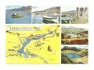 Cp, Carte Géographique, Haute Vallée De La Durance, Barrage De Serre-Ponçon - Carte Geografiche