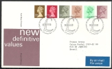 1982 GB FDC NEW DEFINITIVE VALUES 27 JAN - 006 - 1981-1990 Em. Décimales