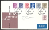 1983 GB FDC NEW DEFINITIVE VALUES 30 MAR - 006 - 1981-90 Ediciones Decimales