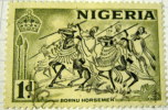 Nigeria 1953 Bornu Horsemen 1d - Used - Nigeria (...-1960)