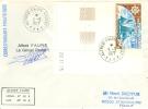 TAAF ENV ALFRED FAURE  11/9/1977  VOILIER LA CURIEUSE   COIN DATE  TIMBRE N° PA 44 - Cartas & Documentos