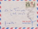 Moundou Tchad Afrique Colonie Française Lettre Par Avion Pour Marseille Marcophilie - Covers & Documents