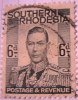 Southern Rhodesia 1937 King George VI 6d - Used - Zuid-Rhodesië (...-1964)