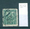 25K512 //  - P - Czechoslovakia Tchecoslovaquie Tschechoslowakei Perfin Perfores Perforiert Perforati Perforadas - Perfin