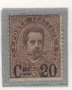 Italia Italy Italien Italie 1890 Effigie Umberto I Sovrastampati 2c Su 30c  MLH - Neufs