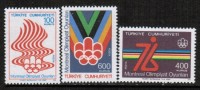 TURKEY   Scott #  2038-40**  VF MINT NH - Unused Stamps