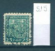 25K515 //  - P - Czechoslovakia Tchecoslovaquie Tschechoslowakei Perfin Perfores Perforiert Perforati Perforadas - Perfin