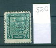 25K520 //  - P - Czechoslovakia Tchecoslovaquie Tschechoslowakei Perfin Perfores Perforiert Perforati Perforadas - Perforés