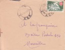 MARCOPHILIE - OYEM - GABON - 1957 - COLONIES - A.E.F - N°237 - AVION - LETTRE - Other & Unclassified