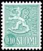 FINLAND, M-63 Lions Definitives 0,10 Type I TeP** - Neufs