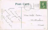 1106. Postal AMHERST (Massachussets) 1912. Flag - Brieven En Documenten