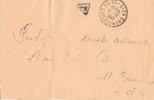 Frontal SAINT GIEN (Cotes Du Nord) 1953. TAXE. - Lettres & Documents