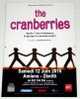 Flyer THE CRANBERRIES Concert AMIENS 2010 ** EX ! - Objets Dérivés