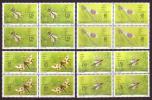 1998 NORTH CYPRUS USEFUL INSECTS BLOCK OF 4 MNH ** - Ungebraucht