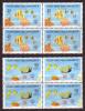 1998 NORTH CYPRUS WORLD ENVIRONMENT DAY - INTERNATIONAL OCEAN YEAR BLOCK OF 4 MNH ** - Ungebraucht