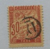 30c Orange Chiffre Taxe 34 Oblitération Spéciale , Cote 100 € - 1859-1959 Usati