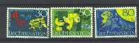 Liechtenstein  :  Yv  447-49  (o) - Used Stamps