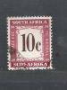 RSA 1961 Used Stamp(s) Postage  Due  New Currency 10c Dark Brown 49 - Impuestos