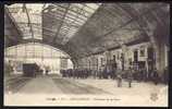 CPA  ANCIENNE- FRANCE- BÉDARIEUX (34)- INTERRIEUR DE LA GARE SOUS LE HALL- TRES BELLE ANIMATION- TRAIN- - Bedarieux