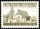 FINLAND/Finnland, M-63 Definitive Landscapes Mk 0,50 Lammi Church TeP** - Ongebruikt