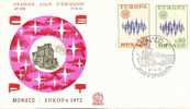 MONACO  1972  EUROPA CEPT FDC - 1972