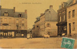 Doudeville "Rue Felix Faure Vers 1900" Colorisée  - Hôtel Des Voyageurs  / Coiffeur - Yvetot