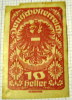 Austria 1919 Republican Arms 10h - Unused - Gebraucht