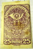 Austria 1919 Posthorn 25h - Unused - Used Stamps
