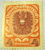 Austria 1920 Republican Arms 4k - Unused - Used Stamps
